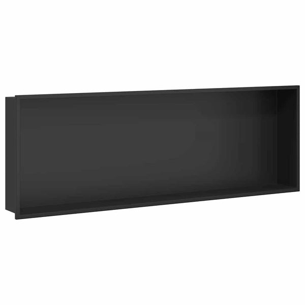 Suihkukuoppa Musta 90 x 30 x 9,5 cm Ruostumaton teräs