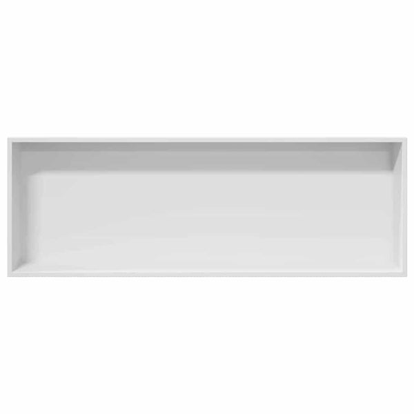 Suihkukuoppa valkoinen 90 x 30 x 9,5 cm Ruostumaton teräs
