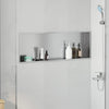 Suihkukuoppa Hopea 90 x 30 x 9,5 cm Ruostumaton teräs
