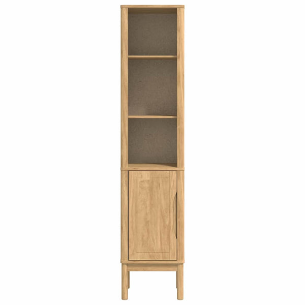 Kylpyhuoneen korkea kaappi FLORO Vaha ruskea 35 x 30 x 160 cm