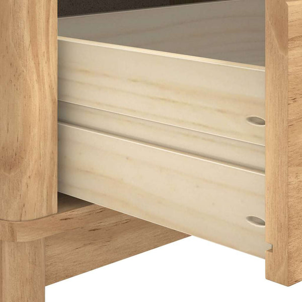 Eteinen penkki FLORO Vaha ruskea 115 x 40 x 45 cm