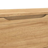 Eteinen penkki FLORO Vaha ruskea 115 x 40 x 45 cm