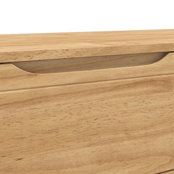 Eteinen penkki FLORO Vaha ruskea 115 x 40 x 45 cm