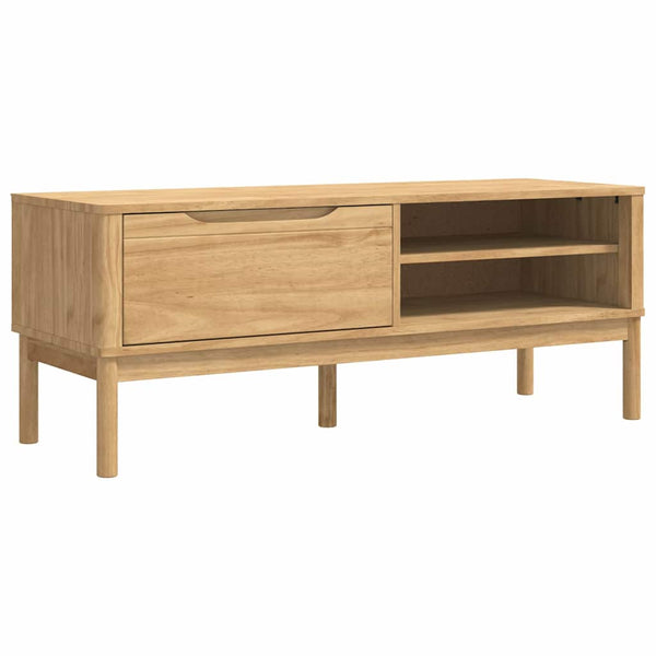 Eteinen penkki FLORO Vaha ruskea 115 x 40 x 45 cm