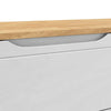 Eteinen penkki FLORO Valkoinen 115 x 40 x 45 cm