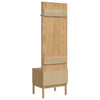 Eteiskaappi FLORO Vaha ruskea 50 x 40 x 158 cm