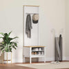 Eteiskaappi FLORO Valkoinen 50 x 40 x 158 cm Massiivinen mänty