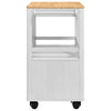 Keittiövaunu FLORO Valkoinen 72,5 x 45 x 80 cm