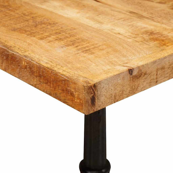 Bistropöytä 50 x 50 x 76 cm Kiinteä mango puu Ruskea Neliö