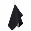 Urheilupyyhkeet 2 pcs Musta 50 x 30 cm Polyesteri ja polyamidi