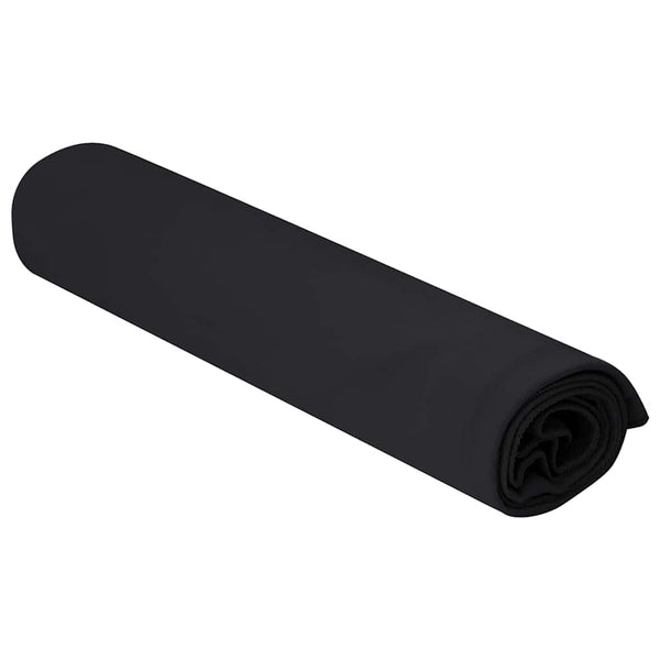 Urheilupyyhkeet 2 pcs Musta 100 x 50 cm Polyesteri ja polyamidi