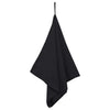 Urheilupyyhkeet 2 pcs Musta 100 x 50 cm Polyesteri ja polyamidi