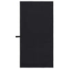 Urheilupyyhkeet 2 pcs Musta 100 x 50 cm Polyesteri ja polyamidi