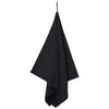 Urheilupyyhkeet 2 pcs Musta 140 x 70 cm Polyesteri ja polyamidi