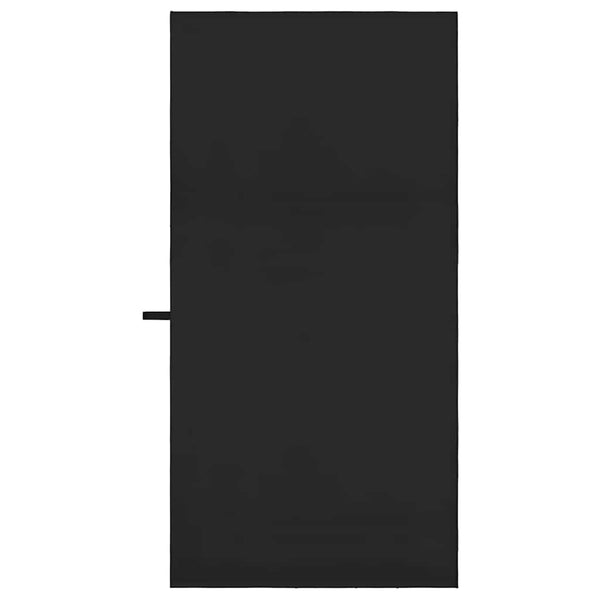 Urheilupyyhkeet 2 pcs Musta 140 x 70 cm Polyesteri ja polyamidi