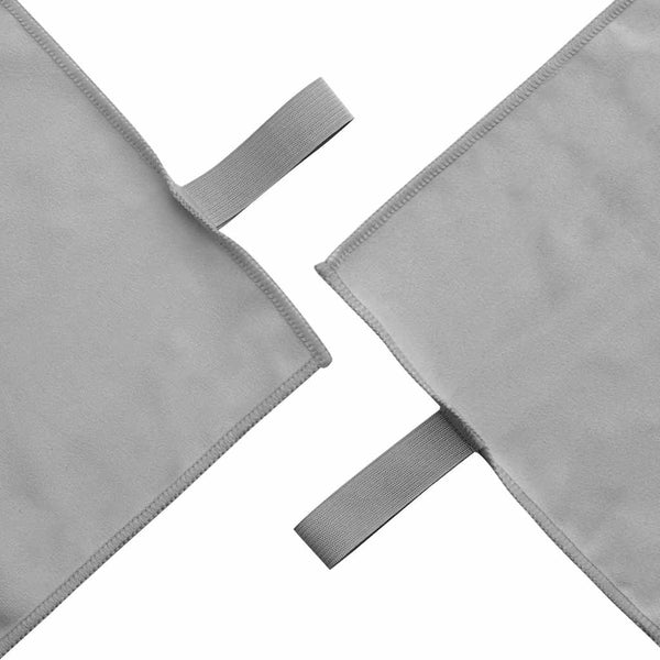 Urheilupyyhkeet 2 pcs Tummanharmaa 50 x 30 cm