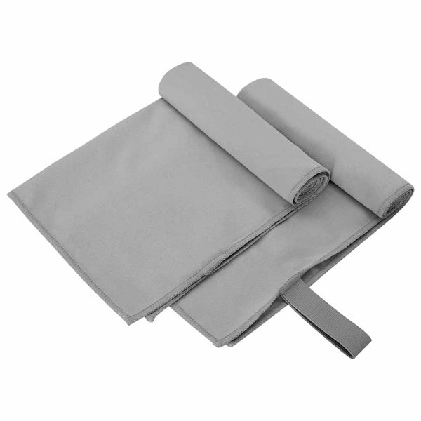 Urheilupyyhkeet 2 pcs Tummanharmaa 50 x 30 cm