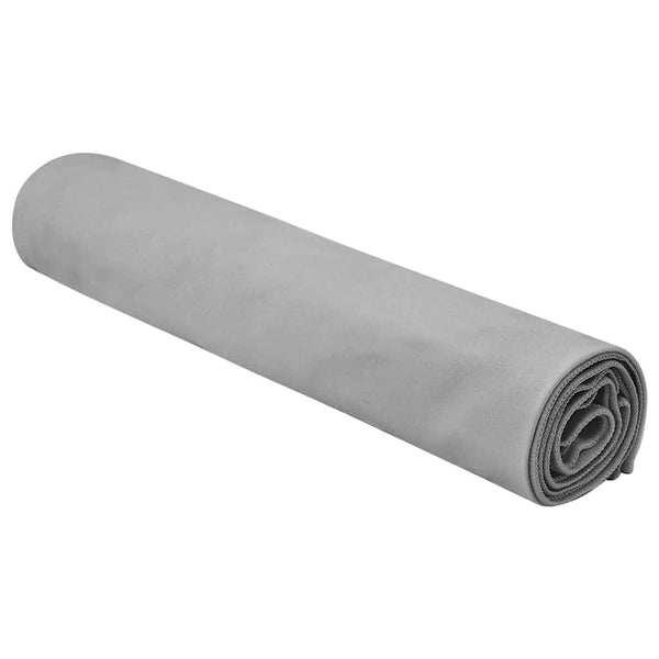 Urheilupyyhkeet 2 pcs Tummanharmaa 140 x 70 cm