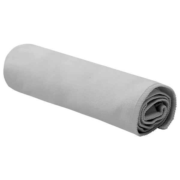 Urheilupyyhkeet 2 pcs Harmaa 50 x 30 cm Polyesteri ja polyamidi