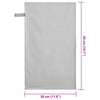 Urheilupyyhkeet 2 pcs Harmaa 50 x 30 cm Polyesteri ja polyamidi