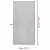 Urheilupyyhkeet 2 pcs Harmaa 100 x 50 cm