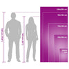 Urheilupyyhkeet 2 pcs Sininen 180 x 90 cm