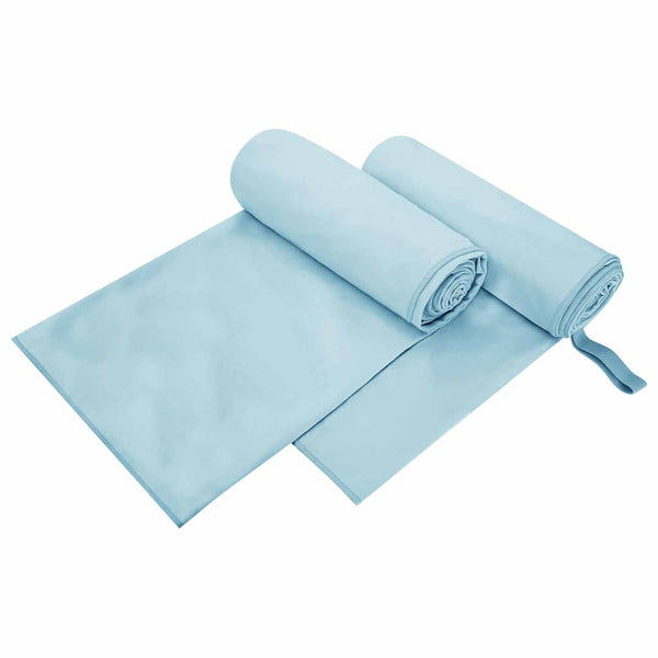 Urheilupyyhkeet 2 pcs Sininen 200 x 100 cm