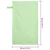 Urheilupyyhkeet 2 pcs Vihreä 50 x 30 cm Polyesteri ja polyamidi