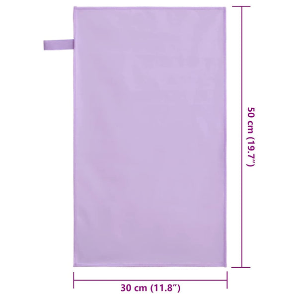 Urheilupyyhkeet 2 pcs Violetti 50 x 30 cm