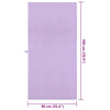 Urheilupyyhkeet 2 pcs Violetti 180 x 90 cm