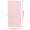 Urheilupyyhkeet 2 pcs Pinkki 100 x 50 cm