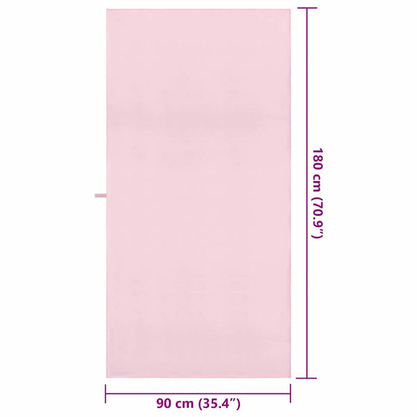 Urheilupyyhkeet 2 pcs Pinkki 180 x 90 cm