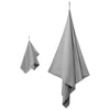 Urheilupyyhesetti 2 pcs Tummanharmaa kangas