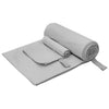 Urheilupyyhesetti 2 pcs Harmaa kangas