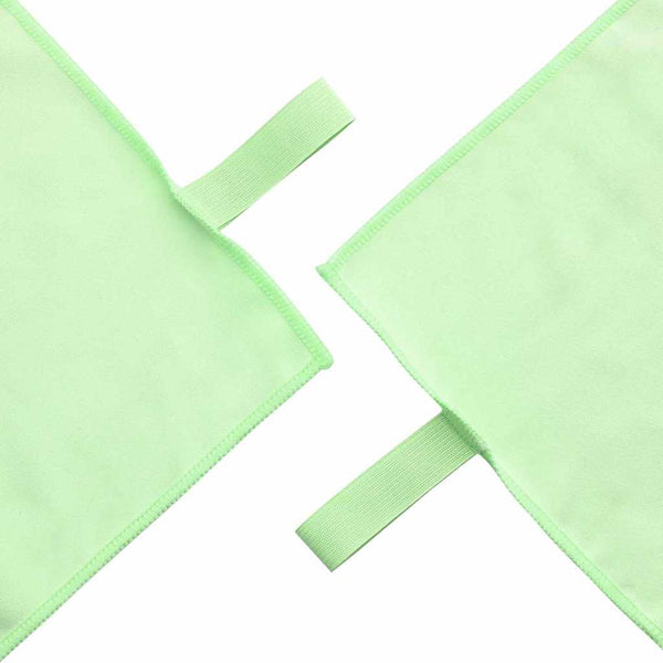 Urheilupyyhesetti 2 pcs Vihreä kangas