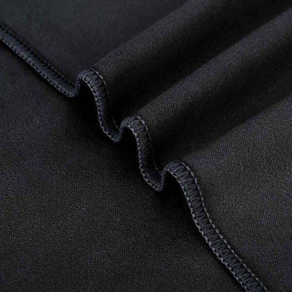 Ulkotuolipyyhkeet 2 pcs Musta 130 x 60 cm