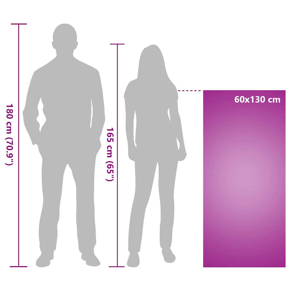 Ulkotuolipyyhkeet 2 pcs Musta 130 x 60 cm