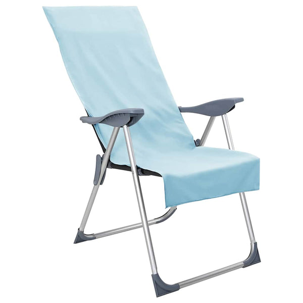Ulkotuolipyyhkeet 2 pcs Vihreä 130 x 60 cm