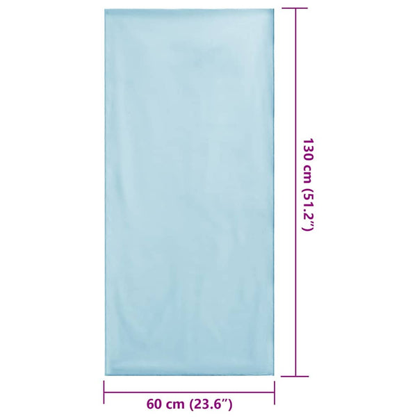 Ulkotuolipyyhkeet 2 pcs Vihreä 130 x 60 cm