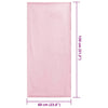 Ulkotuolipyyhkeet 2 pcs Pinkki 130 x 60 cm