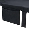 Aurinkotuoli Pyyhkeet 2 pcs Musta 210 x 75 cm