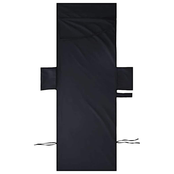 Aurinkotuoli Pyyhkeet 2 pcs Musta 210 x 75 cm