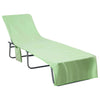 Aurinkotuoli Pyyhkeet 2 pcs Vihreä 210 x 75 cm