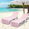 Aurinkotuoli Pyyhkeet 2 pcs Pinkki 210 x 75 cm