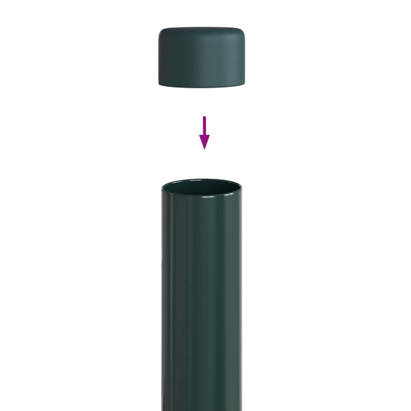 Aitalatu 2 kpl Vihreä 70 cm Jauhemaalattu teräs