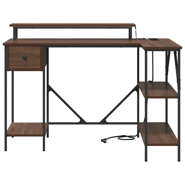 Pöytä Ruskea tammi 120 x 79 x 86,5 cm Tekninen puu