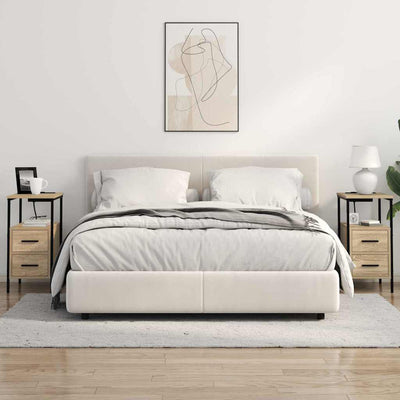 Yöpöytä Sonoma tammi 30 x 48 x 61 cm Tekninen puu