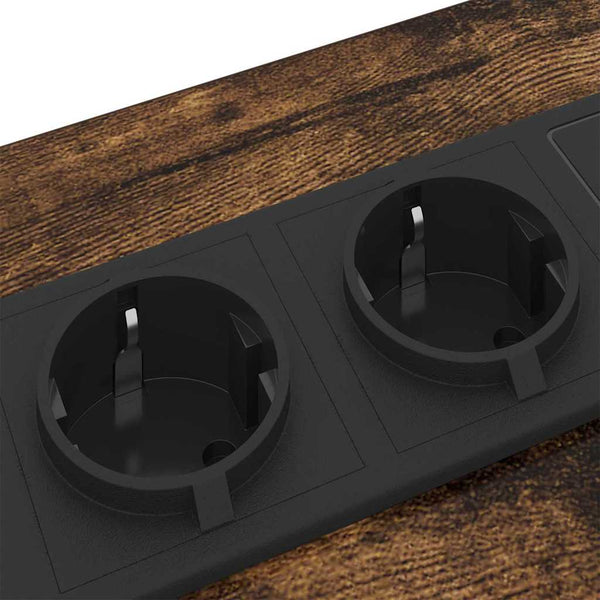 Yöpöytä laatikon kanssa Savutammi 30 x 48 x 61 cm Tekninen puu