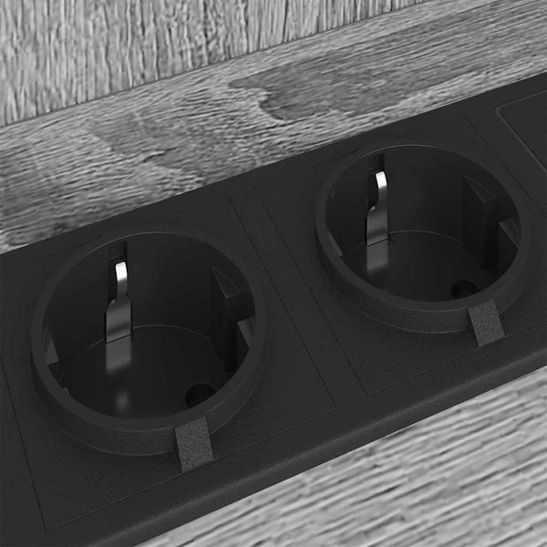 Yöpöytä 2 pcs Harmaa sonoma 40 x 40 x 61 cm Tekninen puu