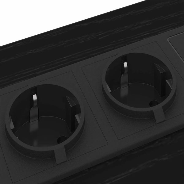 Yöpöytäkaappi Musta tammi 42 x 41 x 61 cm Tekninen puu